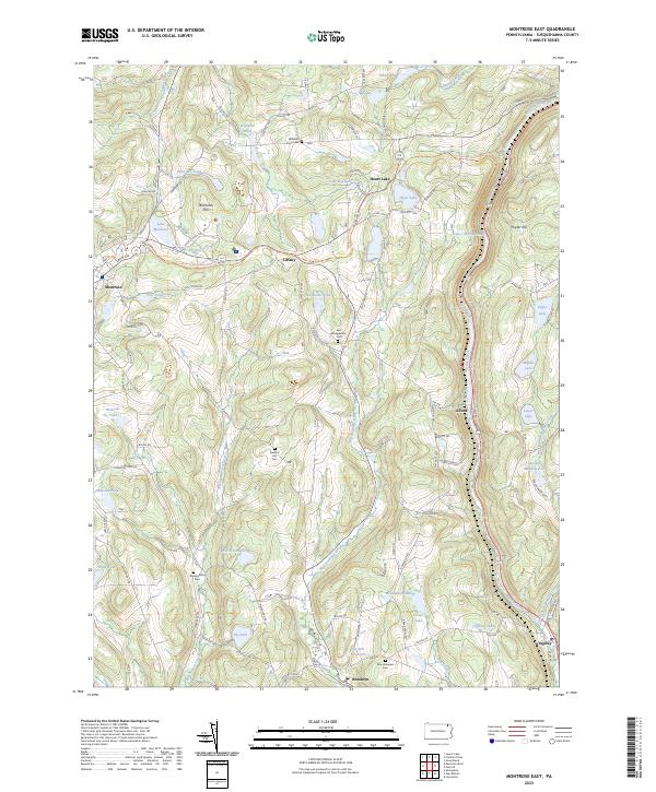 Montrose East topographic map thumbnail