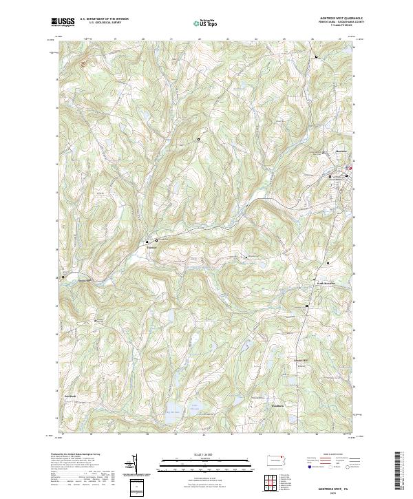 Montrose West topographic map thumbnail