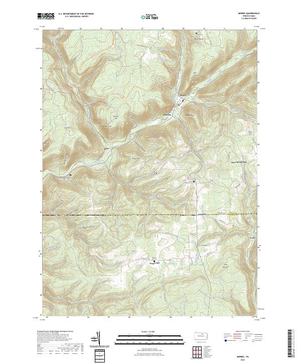 Morris topographic map thumbnail