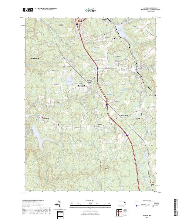 Moscow topographic map thumbnail