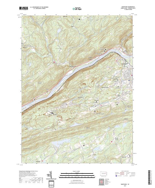 Nanticoke topographic map thumbnail