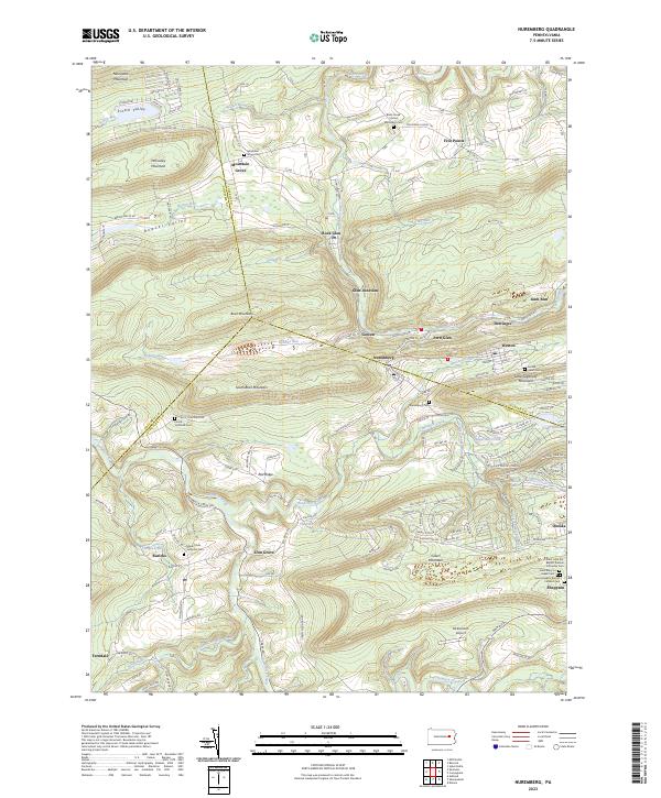 Nuremberg topographic map thumbnail