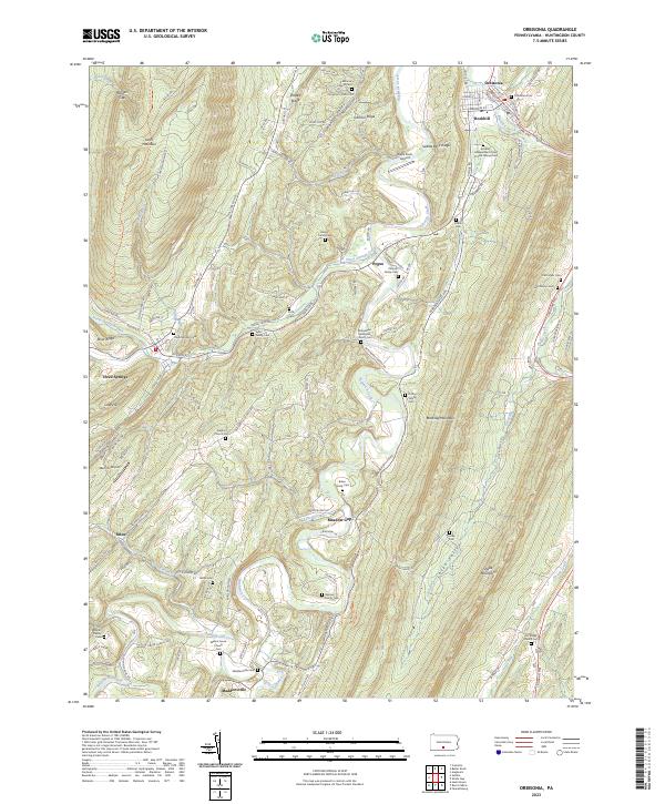 Orbisonia topographic map thumbnail