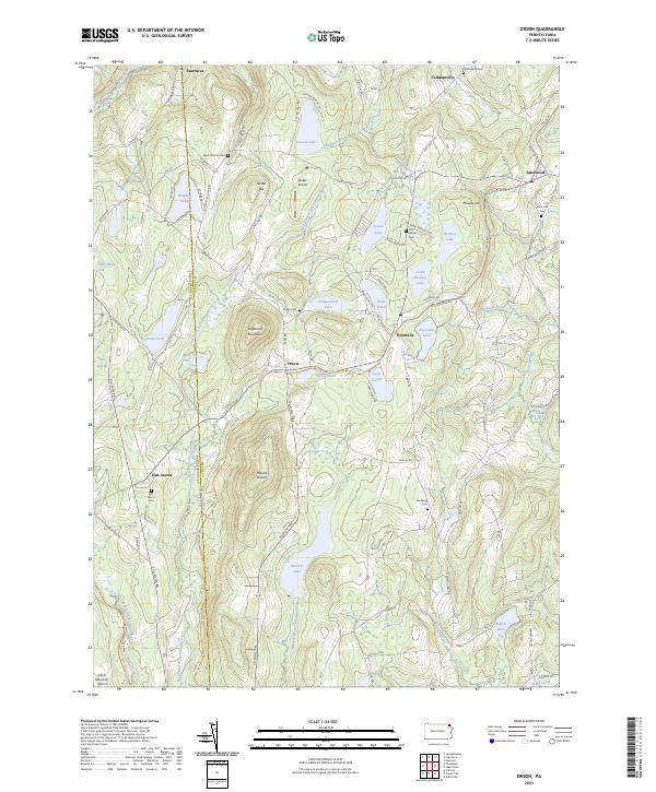 Orson topographic map thumbnail
