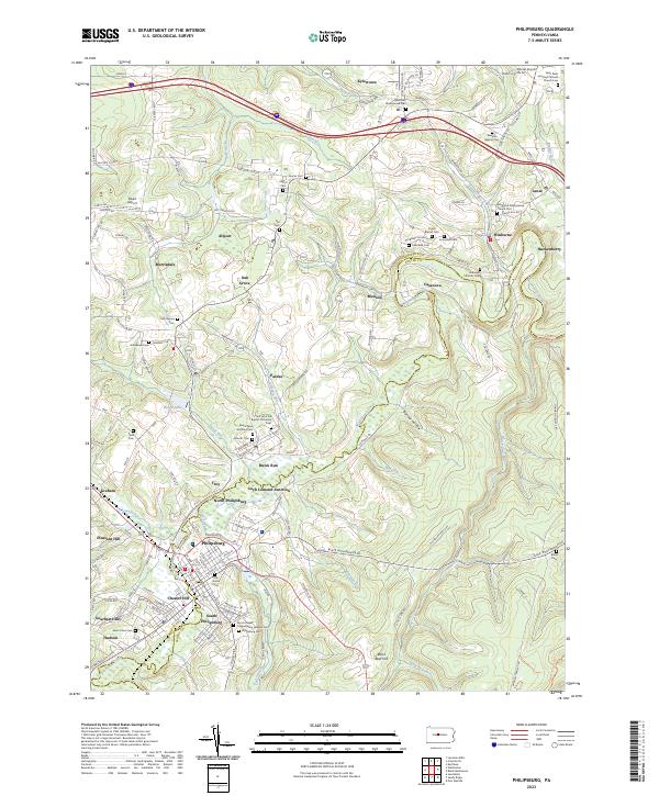 Philipsburg topographic map thumbnail