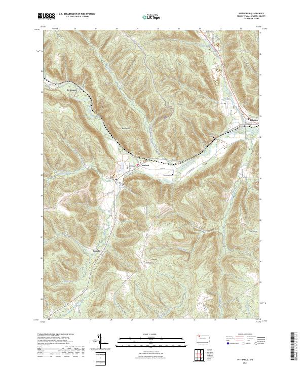 Pittsfield topographic map thumbnail