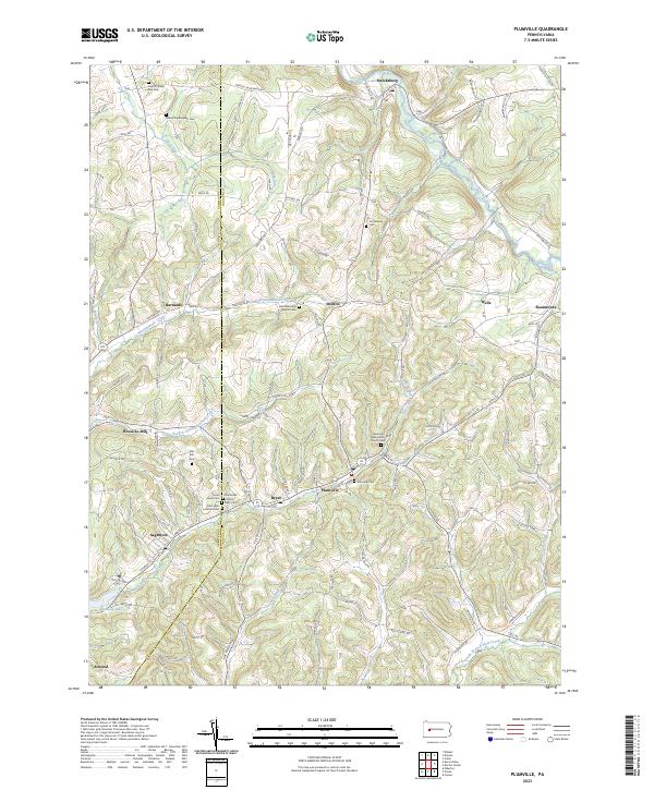 Plumville topographic map thumbnail
