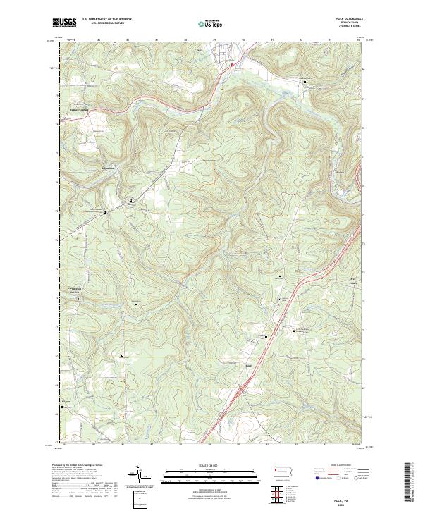 Polk topographic map thumbnail