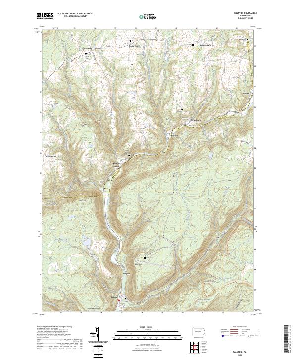 Ralston topographic map thumbnail