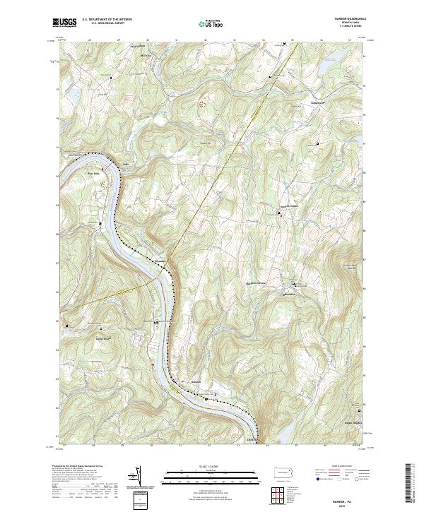 Ransom topographic map thumbnail