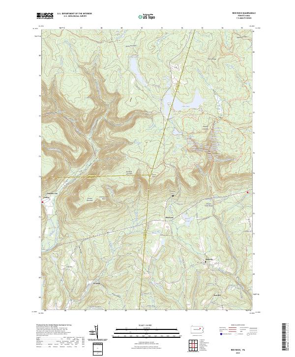 Red Rock topographic map thumbnail