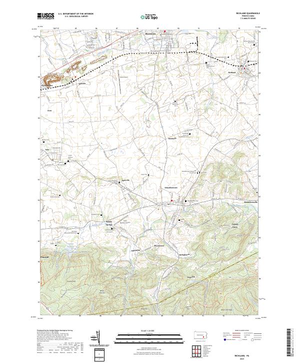Richland topographic map thumbnail