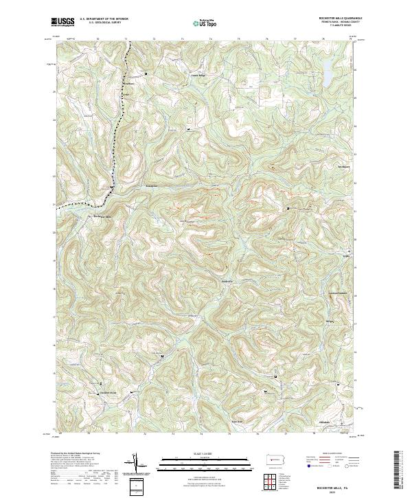 Rochester Mills topographic map thumbnail