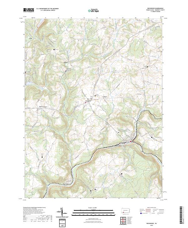 Rockwood topographic map thumbnail