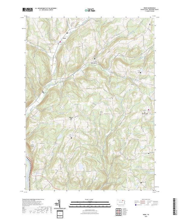 Rome topographic map thumbnail