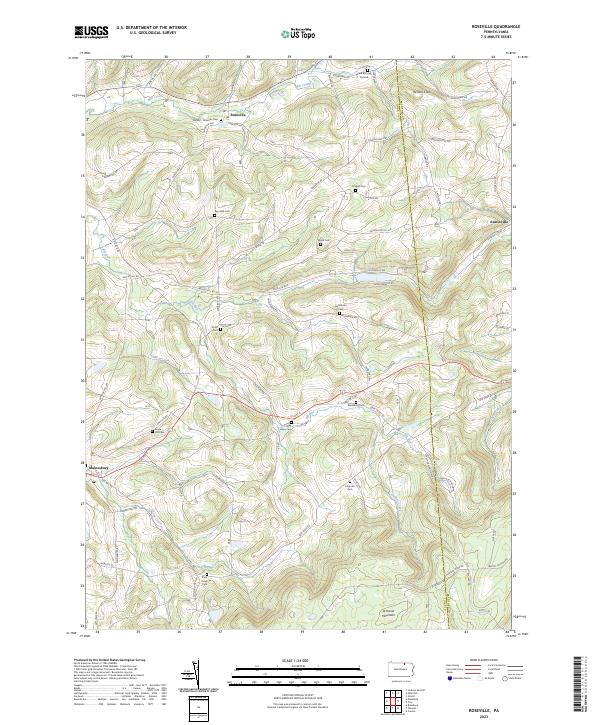 Roseville topographic map thumbnail