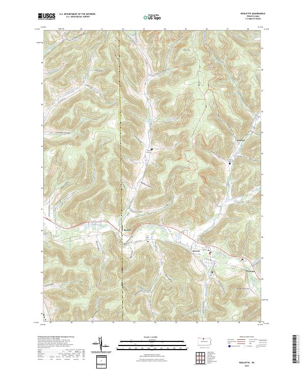 Roulette topographic map thumbnail