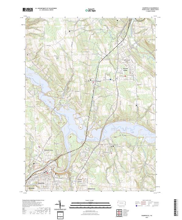 Sharpsville topographic map thumbnail
