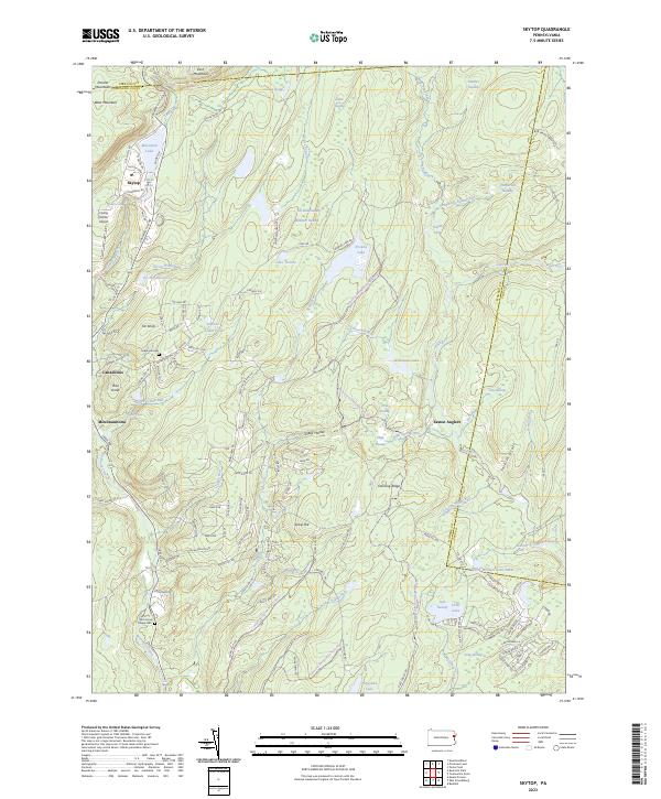 Skytop topographic map thumbnail
