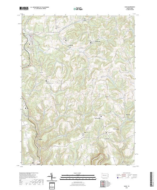 Sligo topographic map thumbnail