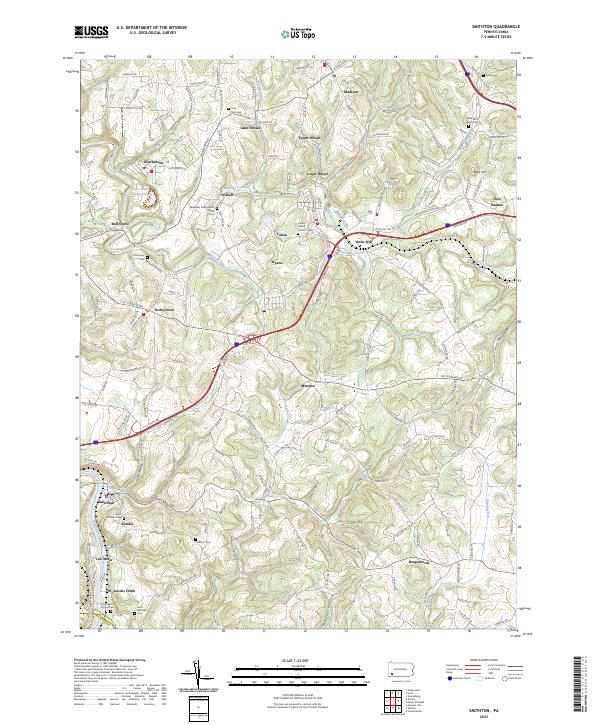 Smithton topographic map thumbnail