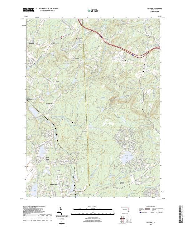 Sterling topographic map thumbnail