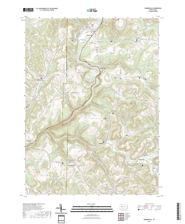 Summerville topographic map thumbnail