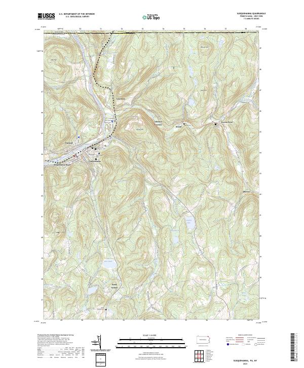 Susquehanna topographic map thumbnail