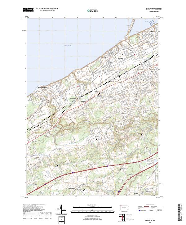 Swanville topographic map thumbnail