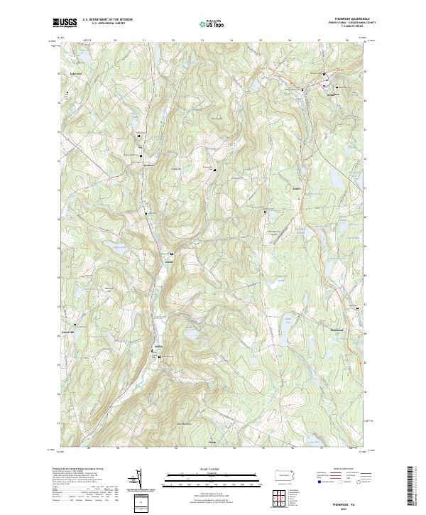 Thompson topographic map thumbnail