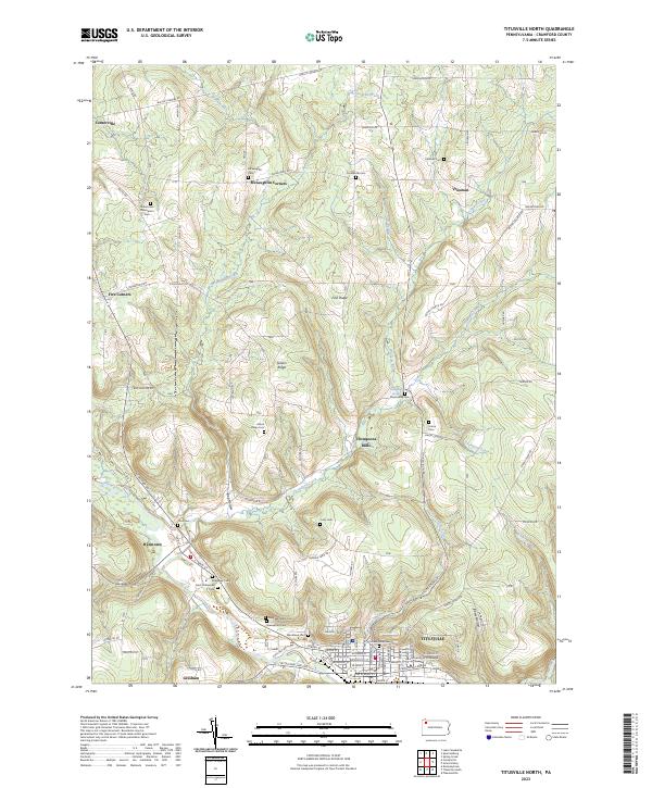 Titusville North topographic map thumbnail