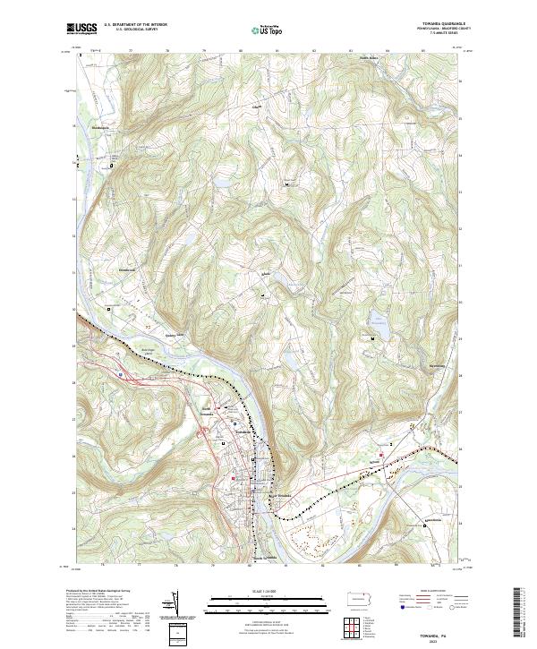 Towanda topographic map thumbnail