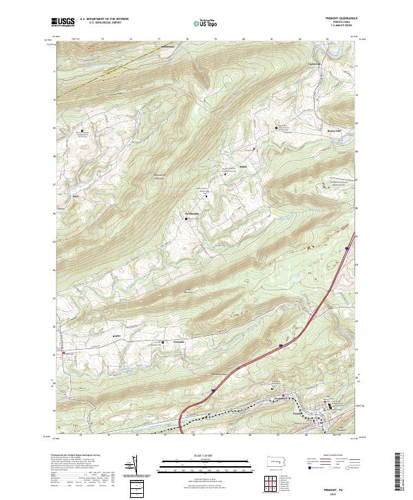 Tremont topographic map thumbnail