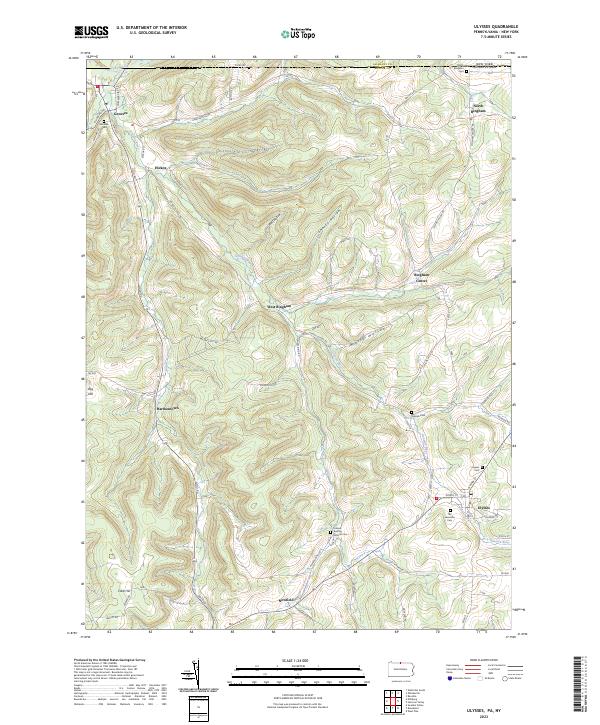Ulysses topographic map thumbnail