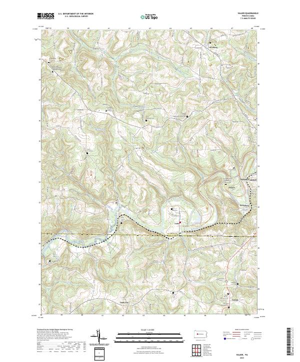 Valier topographic map thumbnail
