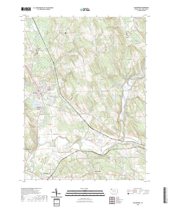 Waterford topographic map thumbnail