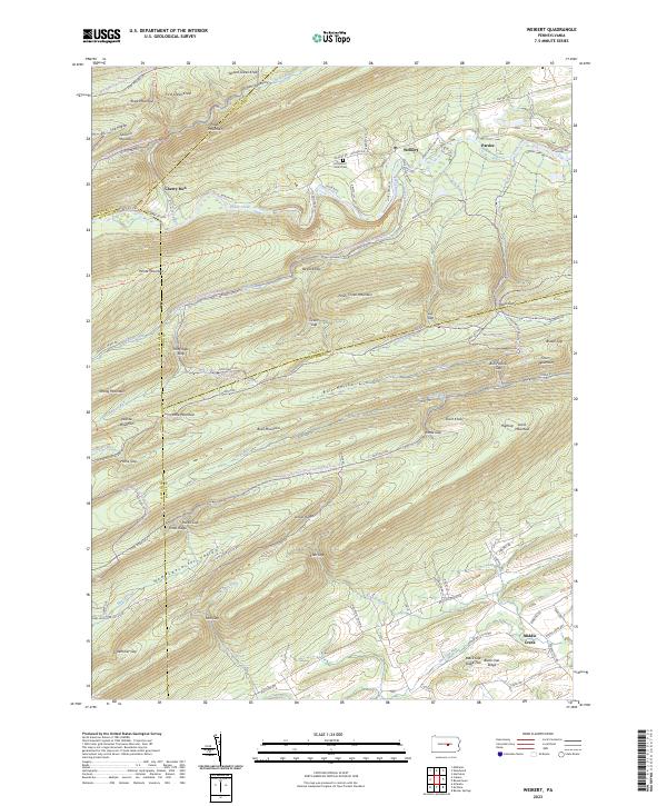 Weikert topographic map thumbnail