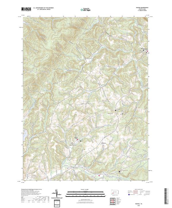 Wilpen topographic map thumbnail
