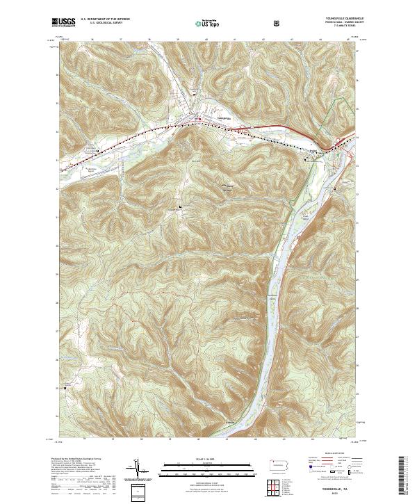 Youngsville topographic map thumbnail