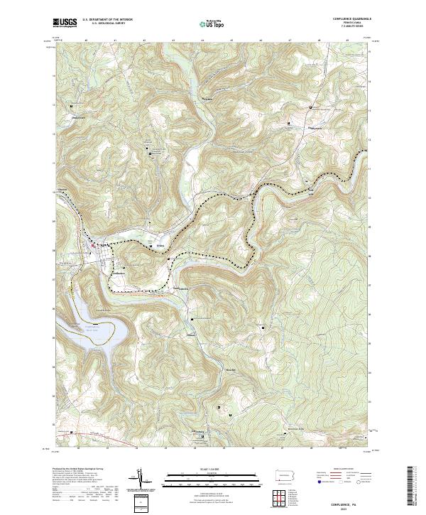 Confluence topographic map thumbnail
