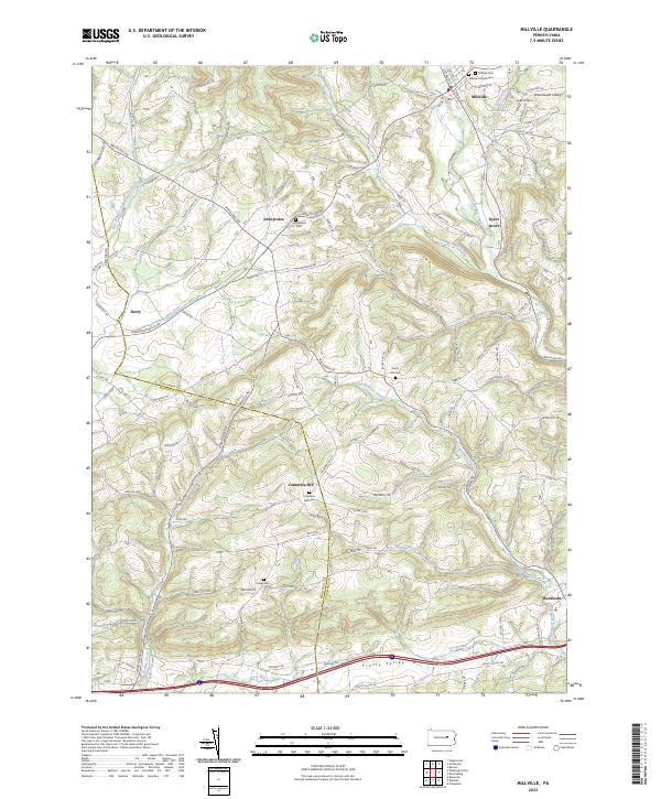 Millville topographic map thumbnail