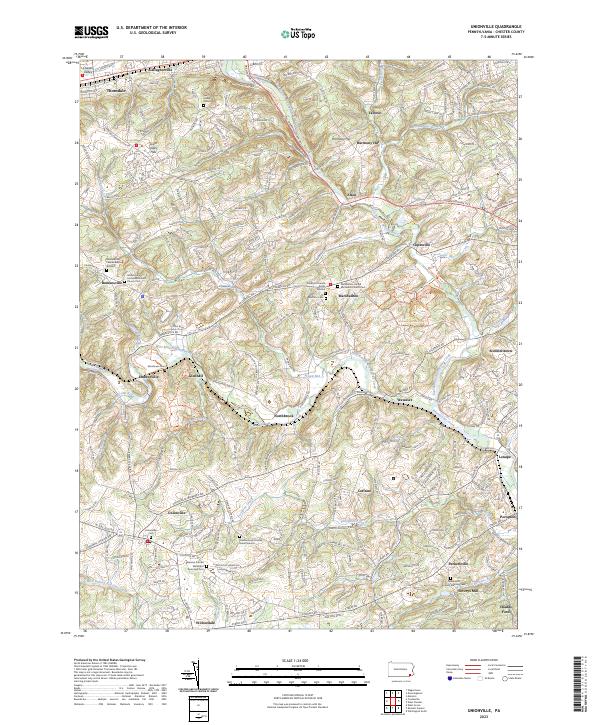 Unionville topographic map thumbnail