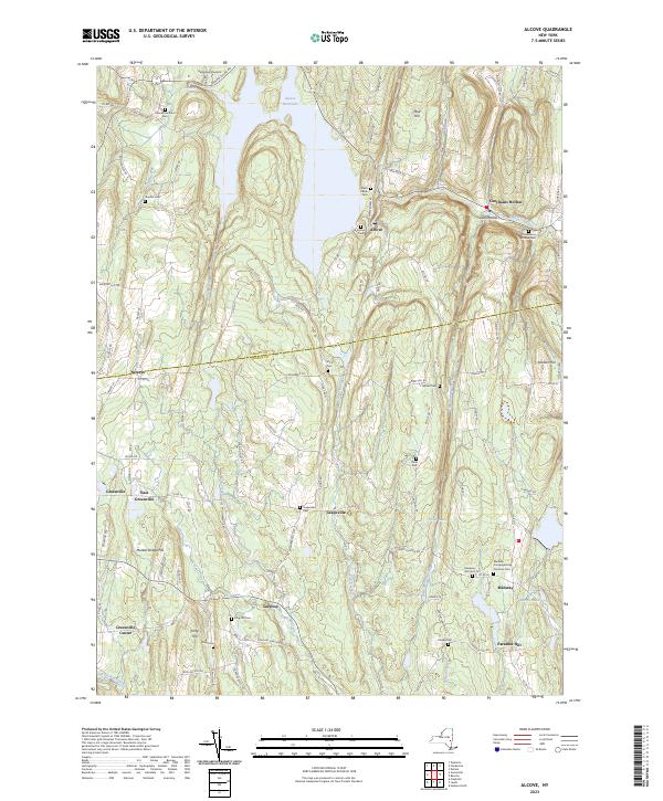Alcove topographic map thumbnail