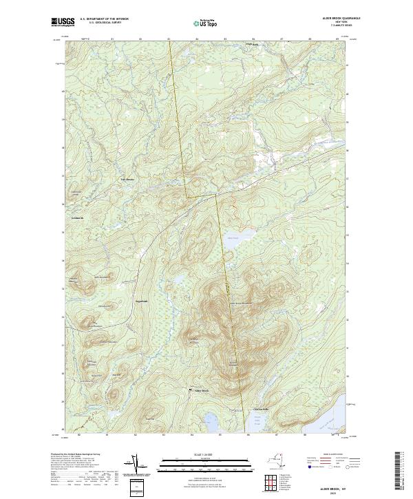 Alder Brook topographic map thumbnail