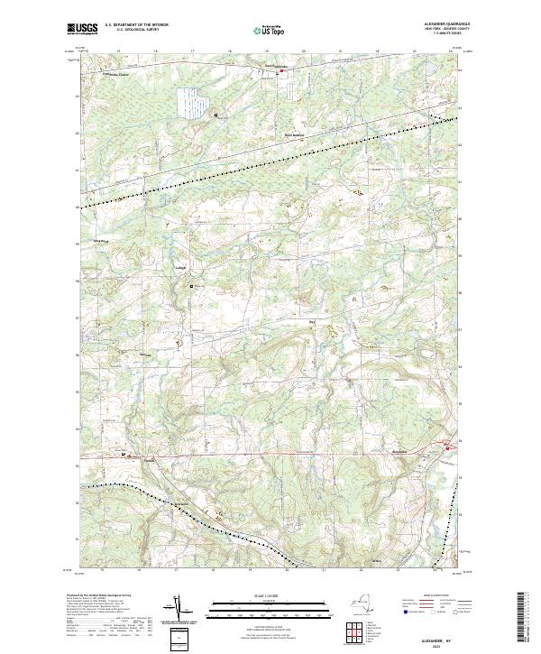 Alexander topographic map thumbnail