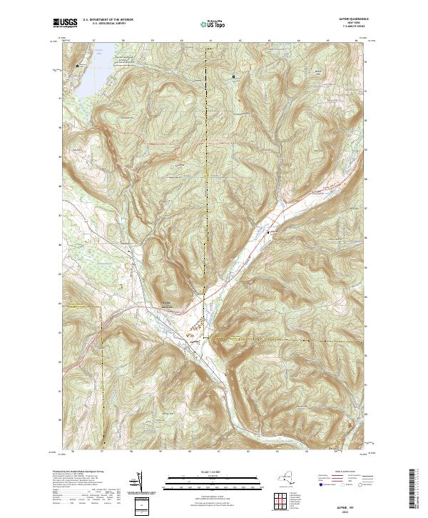 Alpine topographic map thumbnail