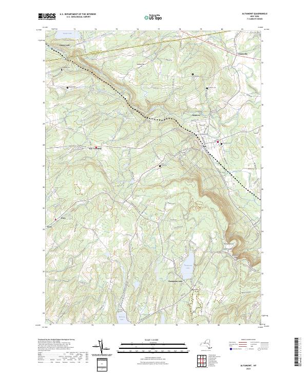 Altamont topographic map thumbnail