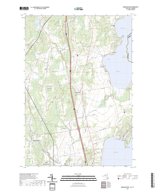 Beekmantown topographic map thumbnail