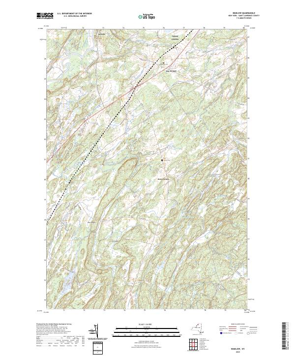 Bigelow topographic map thumbnail