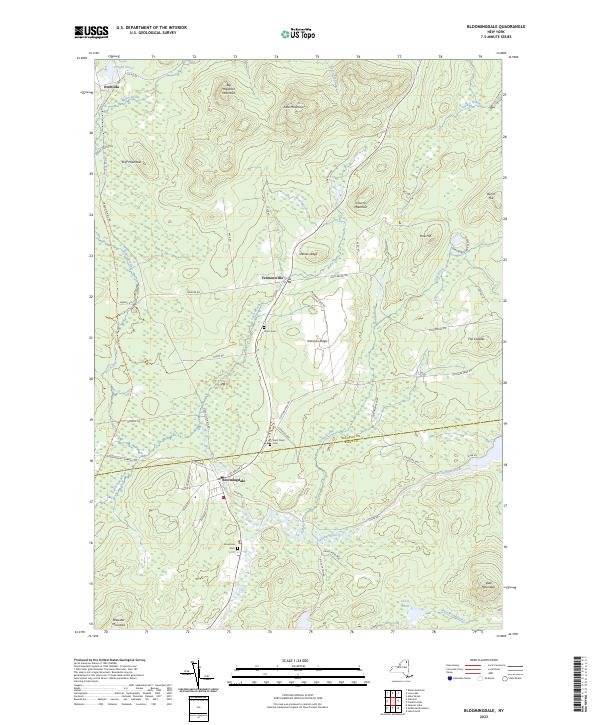Bloomingdale topographic map thumbnail